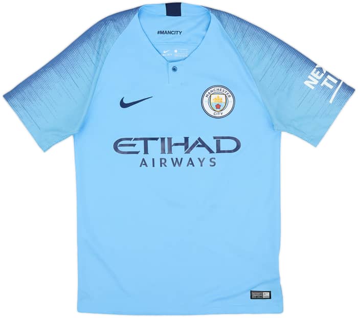 2018-19 Manchester City Home Shirt De Bruyne #17 - 7/10 - (S)