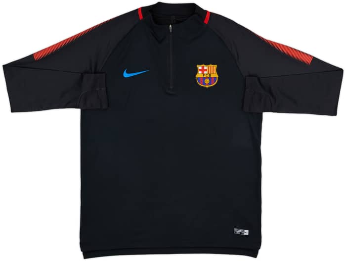 2017-18 Barcelona Nike 1/4 Zip Drill Top - 9/10 - (M)