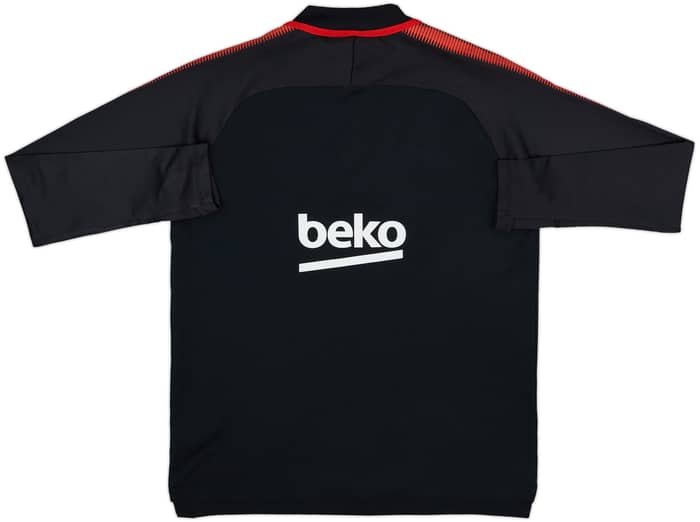 2017-18 Barcelona Nike 1/4 Zip Drill Top - 9/10 - (M)