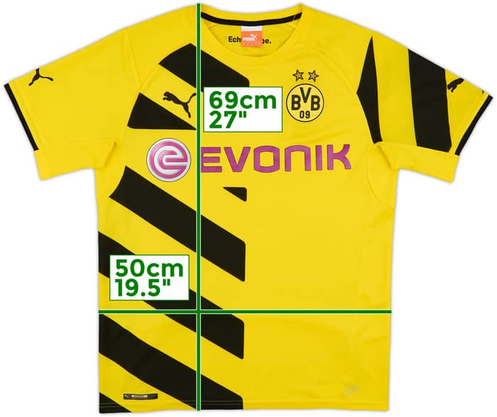 2014-15 Borussia Dortmund Home Shirt - 6/10 - (M)