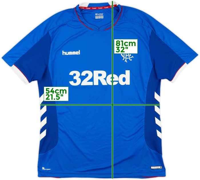2018-19 Rangers Home Shirt - 9/10 - (XXL)
