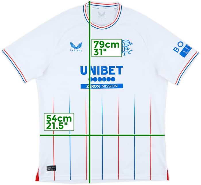 2023-24 Rangers Away Shirt - 8/10 - (XL)