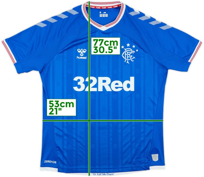 2019-20 Rangers Home Shirt - 9/10 - (XL)