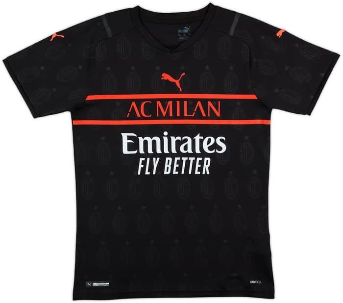 2021-22 AC Milan Third Shirt - 9/10 - (S)