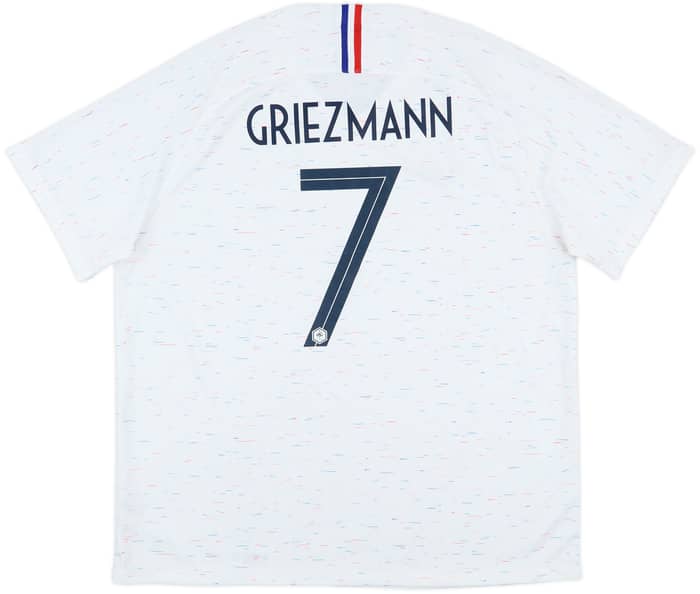 2018 France Away Shirt Griezmann #7 - 7/10 - (XXL)