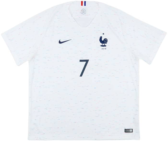 2018 France Away Shirt Griezmann #7 - 7/10 - (XXL)