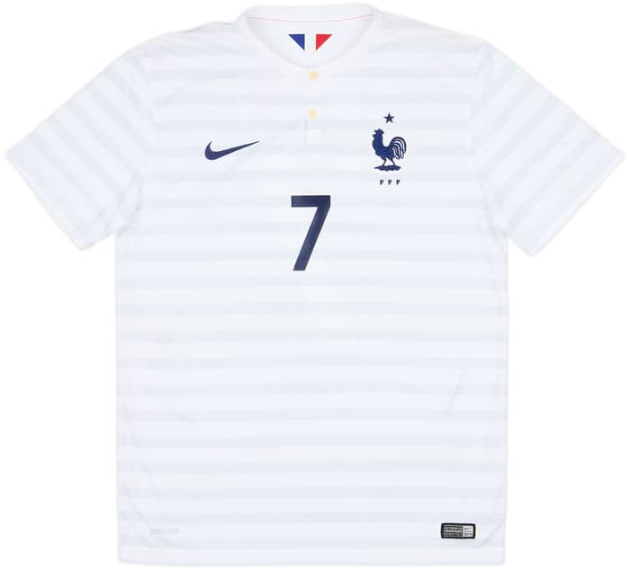 2014-15 France Away Shirt Ribery #7 - 8/10 - (M)