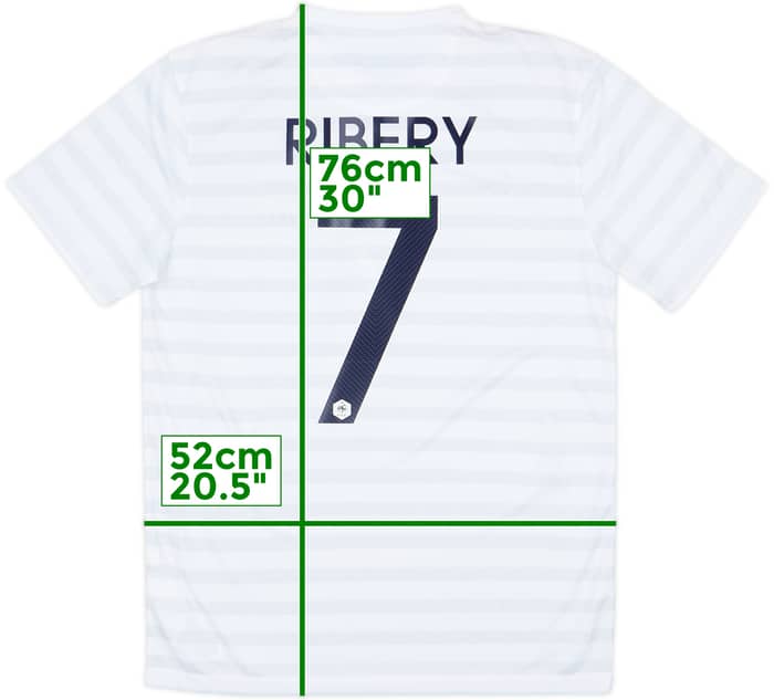 2014-15 France Away Shirt Ribery #7 - 8/10 - (M)
