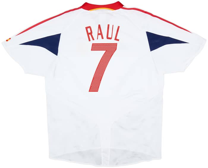 2004-06 Spain Away Shirt Raul #7 - 8/10 - (XL)