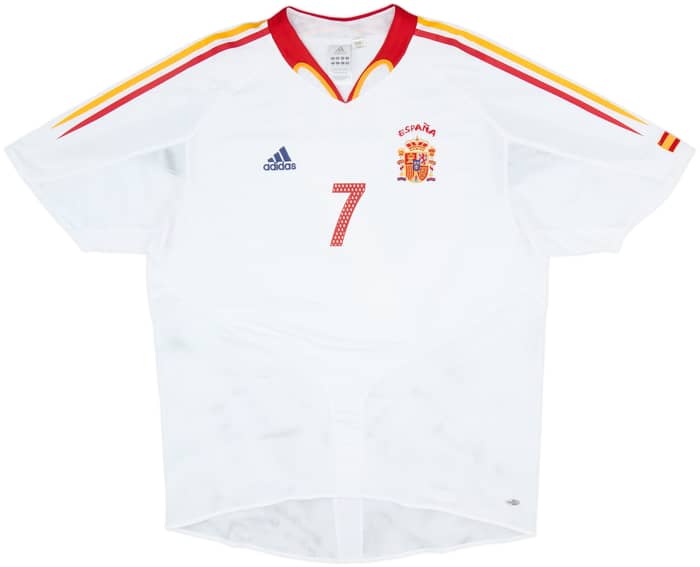 2004-06 Spain Away Shirt Raul #7 - 8/10 - (XL)