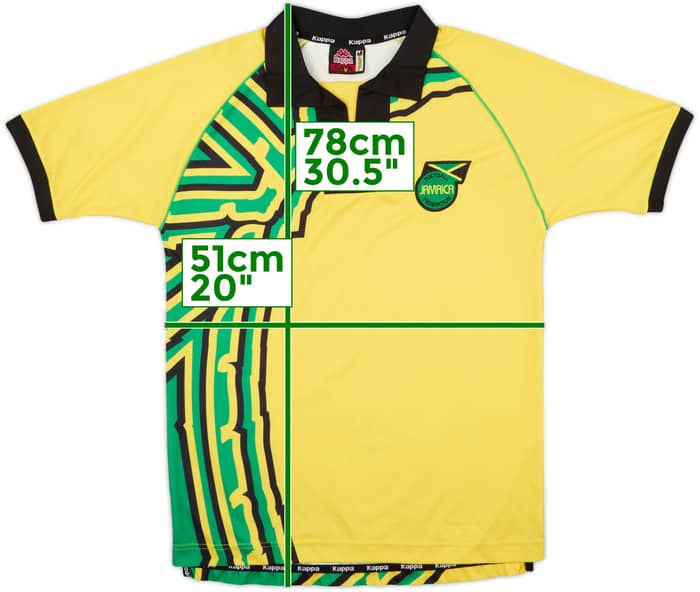 1998-00 Jamaica Home Shirt - 8/10 - (M)