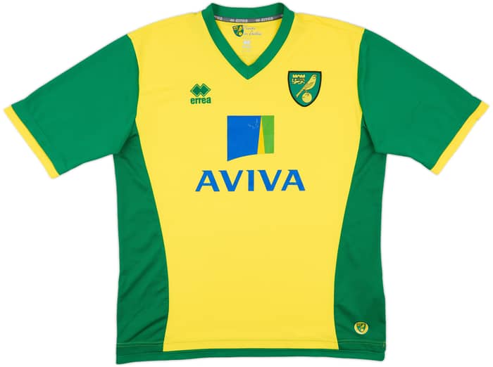 2013-14 Norwich Home Shirt - 6/10 - (XXL)