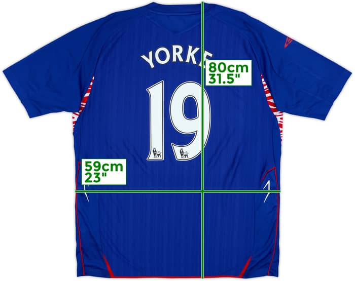 2007-08 Sunderland Third Shirt Yorke #19 - 8/10 - (XL)