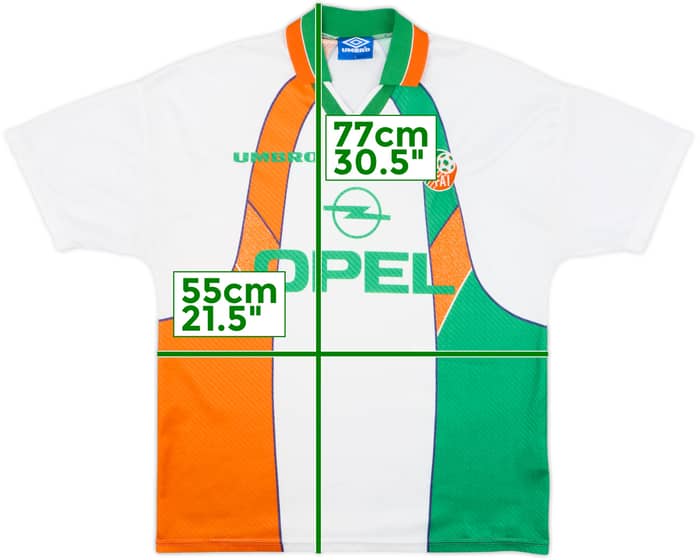 1994-96 Ireland Away Shirt - 8/10 - (L)