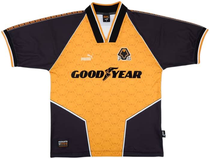 1996-98 Wolves Home Shirt - 8/10 - (L)