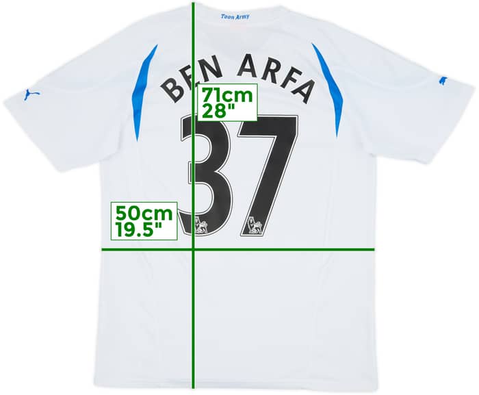 2010-11 Newcastle Third Shirt Ben Arfa #37 - 9/10 - (M)