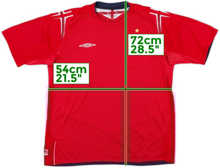 2004-06 England Away Shirt - 4/10 - (XL)