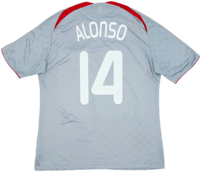 2008-09 Liverpool Away Shirt Alonso #14 - 6/10 - (XL)