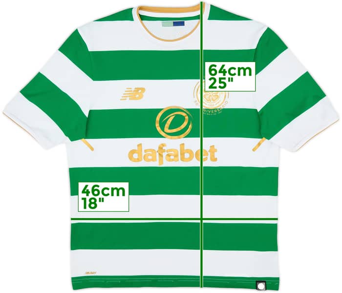 2017-18 Celtic 'Lisbon Lions 50th Anniversary' Home Shirt - 6/10 - (M)
