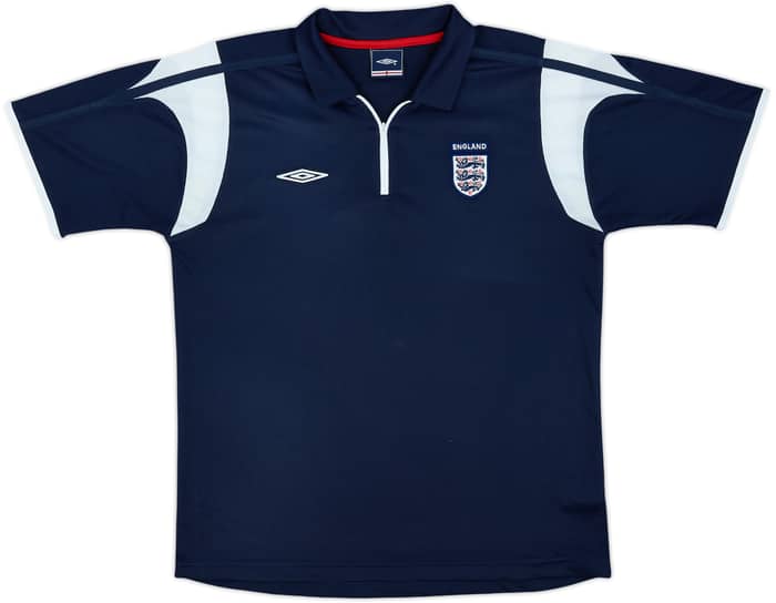 2005-06 England Umbro 1/4 Zip Training Shirt - 5/10 - (M)