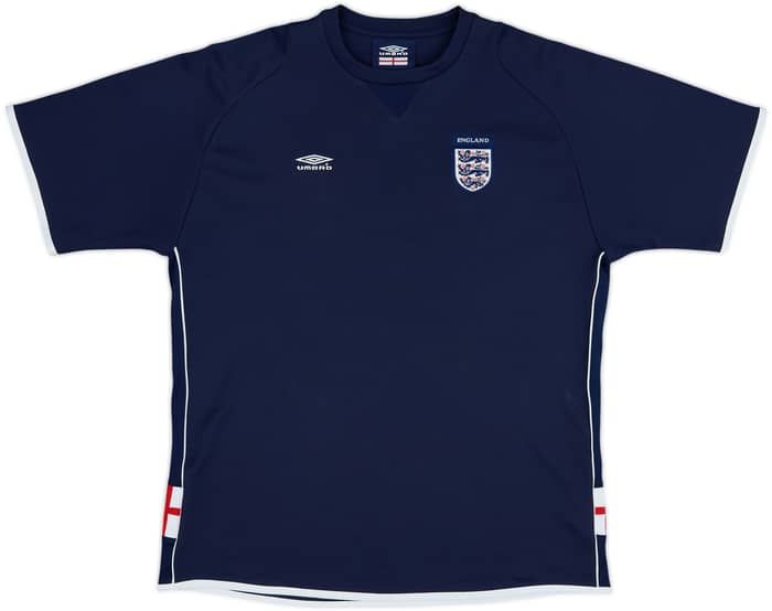 2000-02 England Umbro Training Shirt - 9/10 - (L)