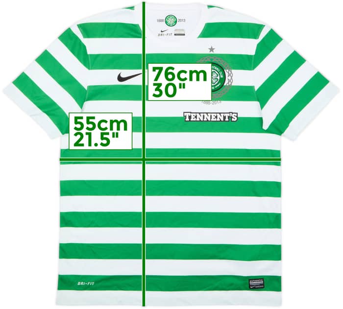 2012-13 Celtic '125th Anniversary' Home Shirt - 9/10 - (L)