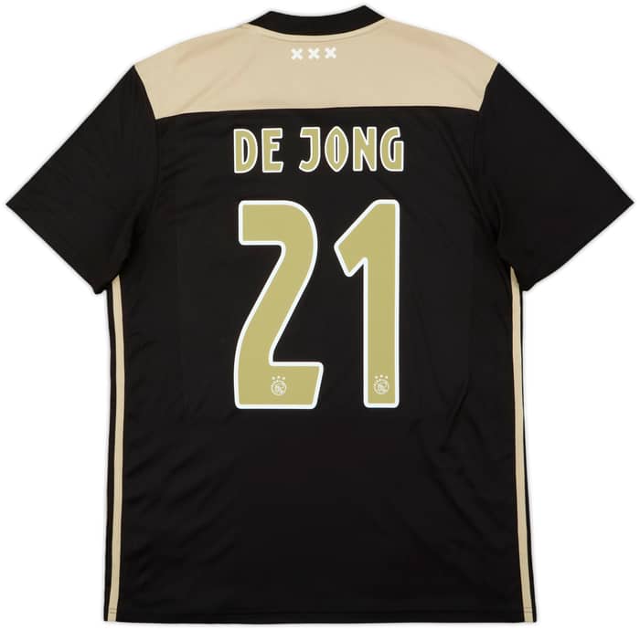 2018-19 Ajax Away Shirt De Jong #21 - 5/10 - (L)