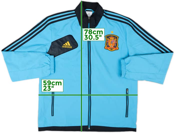 2011-12 Spain adidas Track Jacket - 8/10 - (L/XL)