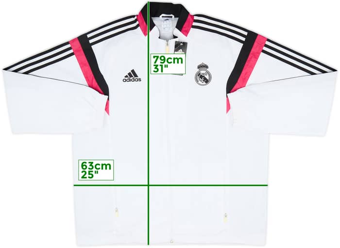 2014-15 Real Madrid adidas Track Jacket (XL)
