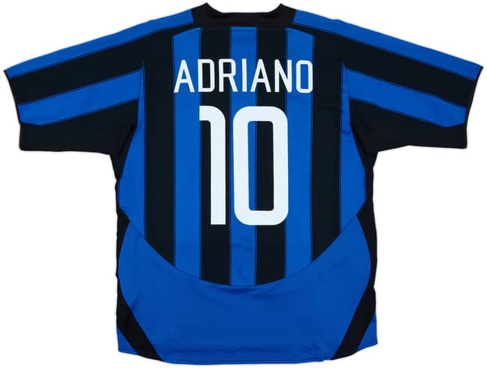 2003-04 Inter Milan Home Shirt Adriano #10 - 7/10 - (L)
