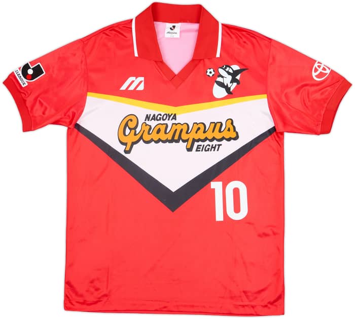 1993 Nagoya Grampus Eight Home Shirt #10 - 9/10 - (L)
