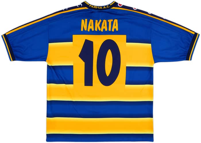 2001-02 Parma Home Shirt Nakata #10 - 9/10 - (M)