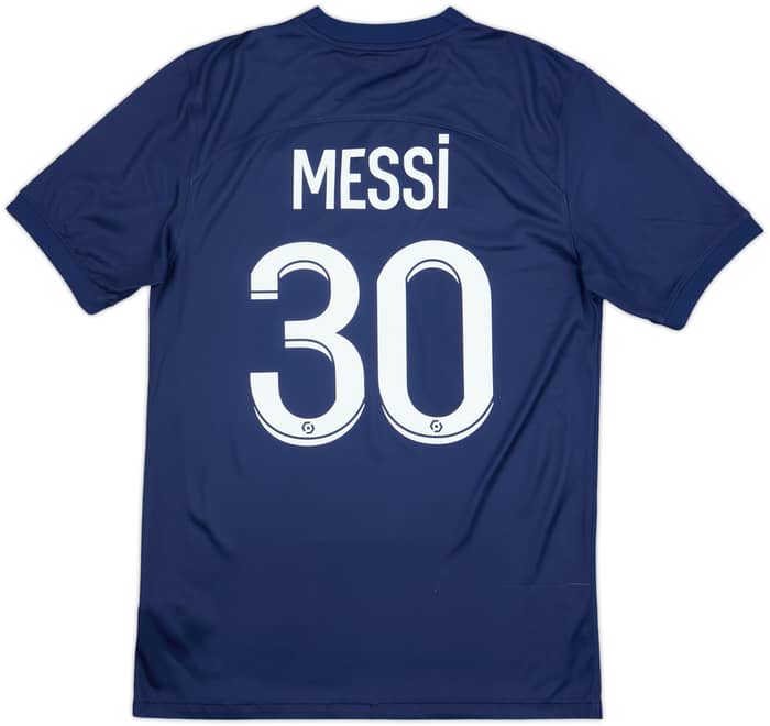 2022-23 Paris Saint-Germain Home Shirt Messi #30 - 7/10 - (S)