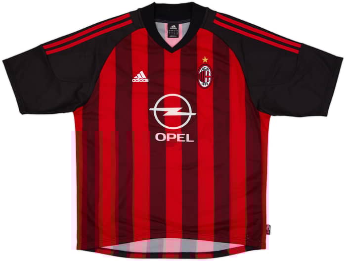 2002-03 AC Milan Home Shirt Shevchenko #7 - 8/10 - (L)