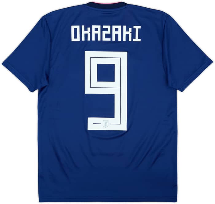 2018-19 Japan Home Shirt Okazaki #9 - 8/10 - (Women's M)