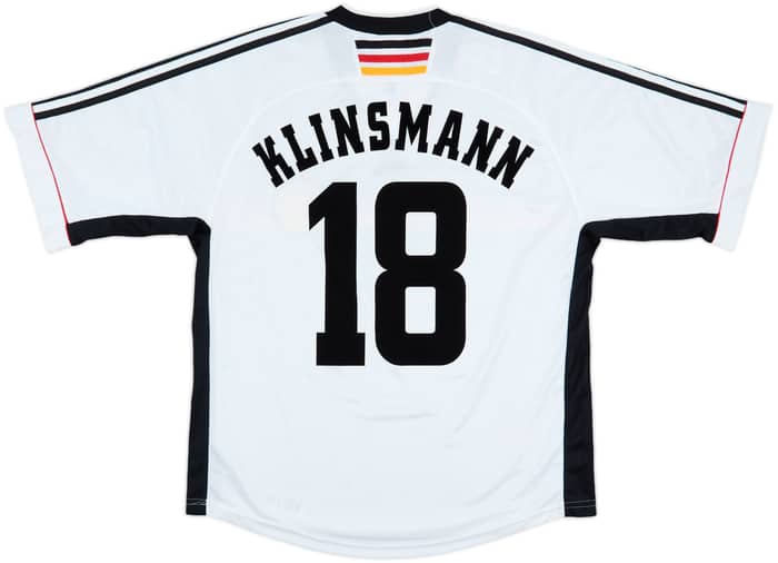 1998-00 Germany Home Shirt Klinsmann #18 - 8/10 - (L)
