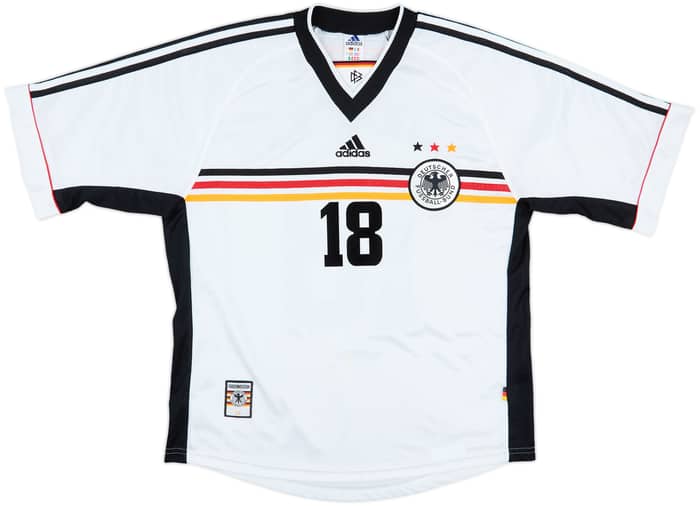 1998-00 Germany Home Shirt Klinsmann #18 - 8/10 - (L)