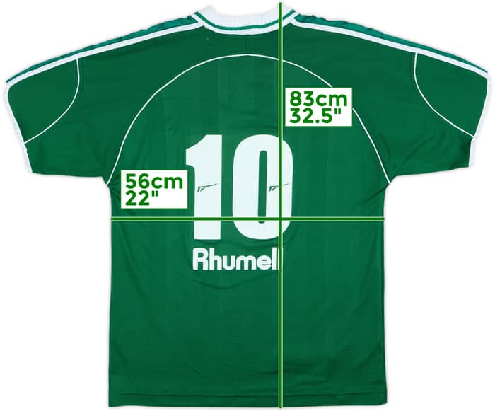 2000-01 Palmeiras Home Shirt #10 - 8/10 - (L)