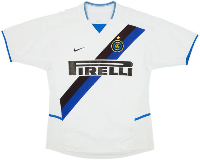 2002-03 Inter Milan Away Shirt J.Zanetti #4 - 6/10 - (S)