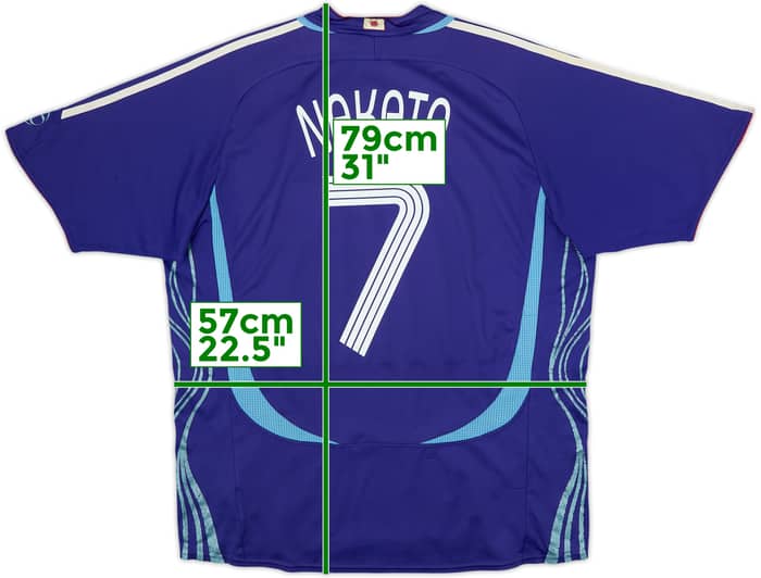 2006-08 Japan Home Shirt Nakata #7 - 5/10 - (L)