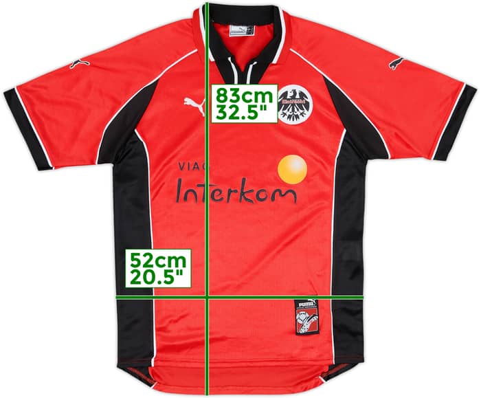 1998-00 Eintracht Frankfurt Home Shirt - 8/10 - (S)