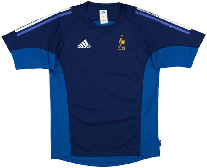 2002-04 France adidas Training Shirt - 6/10 - (S)