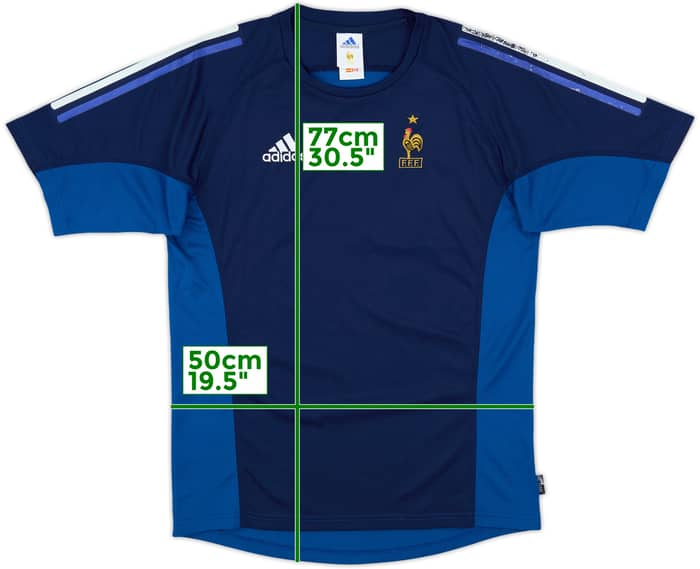 2002-04 France adidas Training Shirt - 6/10 - (S)