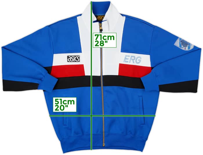 1990-91 Sampdoria Asics Track Jacket - 5/10 - (M)