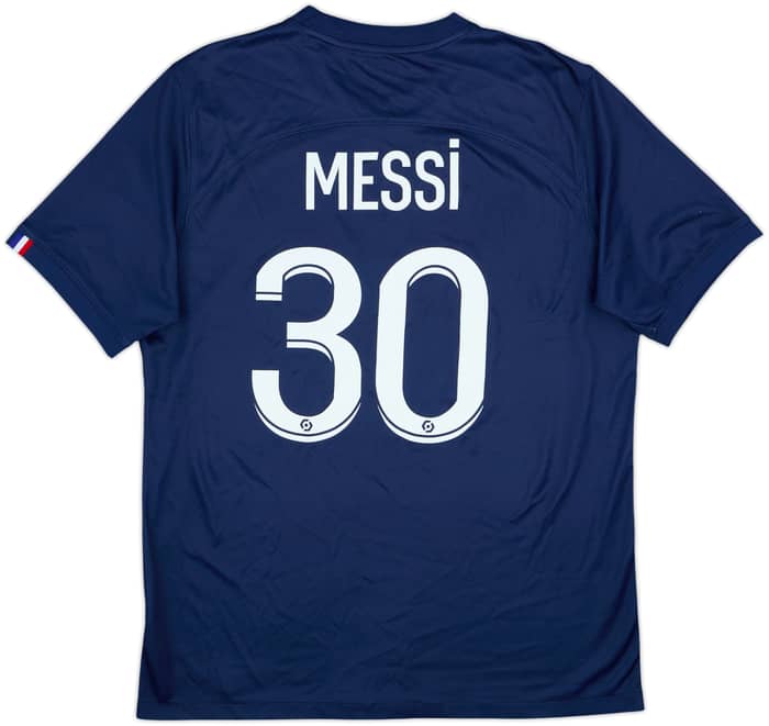 2022-23 Paris Saint-Germain Home Shirt Messi #30 - 6/10 - (L)
