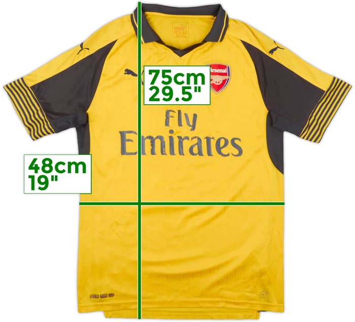 2016-17 Arsenal Away Shirt - 5/10 - (M)
