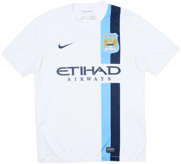 2013-14 Manchester City Third Shirt Kun Aguero #16 - 6/10 - (M)