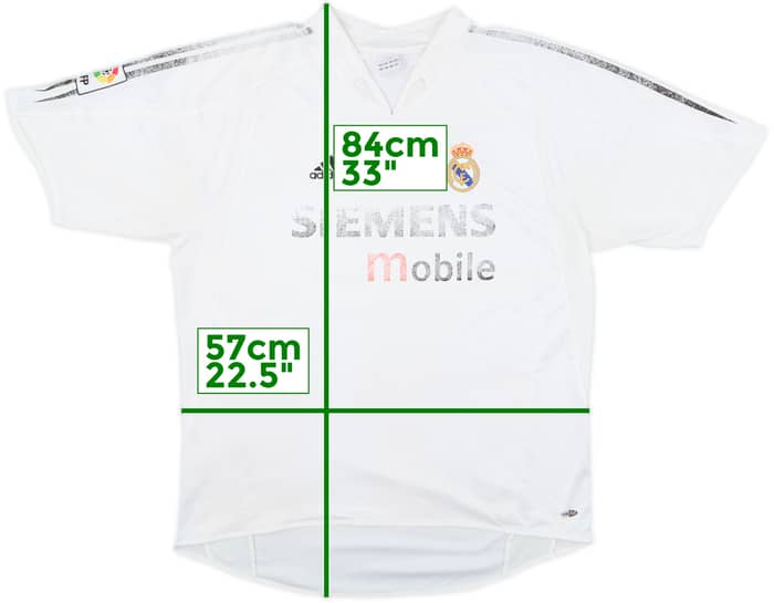 2004-05 Real Madrid Home Shirt - 3/10 - (XL)