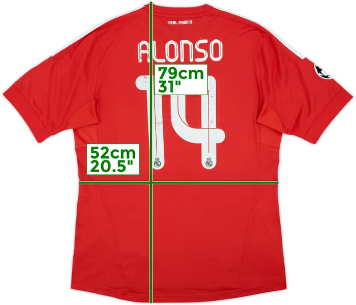 2011-12 Real Madrid Third CL Shirt Alonso #14 - 5/10 - (L)