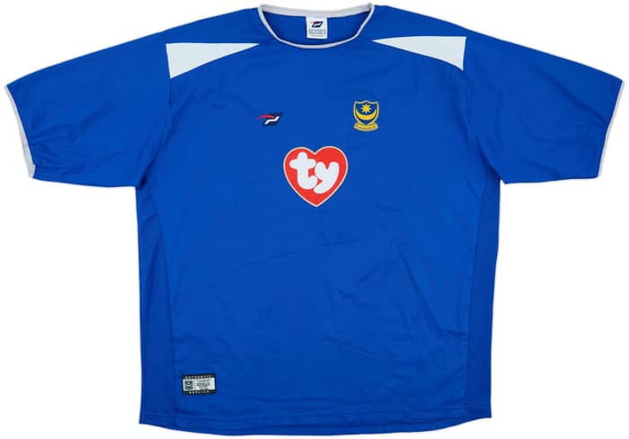 2003-05 Portsmouth Home Shirt Sheringham #10 - 9/10 - (3XL)